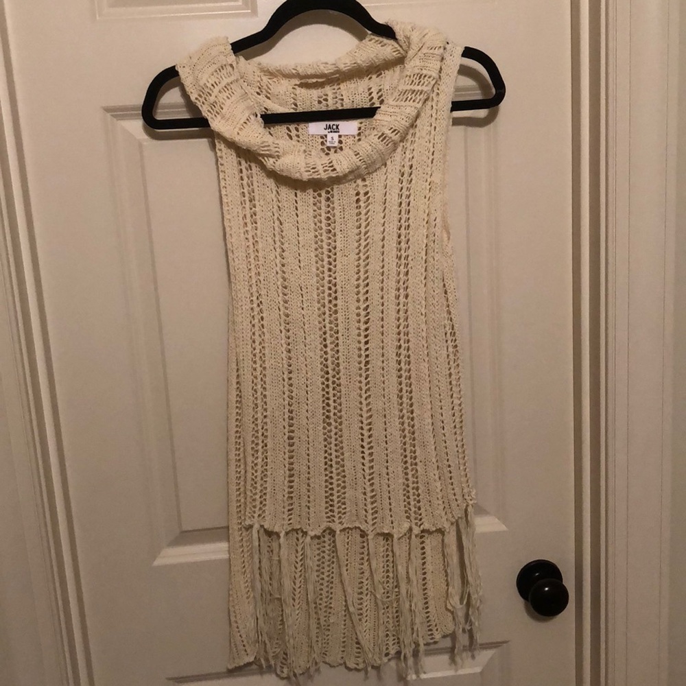 knit tank sweater